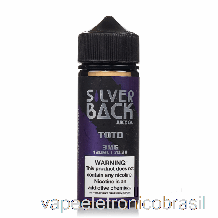 Vape Recarregável Toto - Silverback Juice Co. - 120ml 3mg